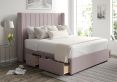 Aurelia Classic 4Drw Continental Super King Size Gouache Raspberry Headboard & Base