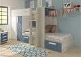 Barca Blue Bunkbed Bed Frame