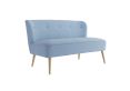 Blyth Cornflower Blue 2 Seater Upholstered Sofa