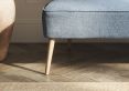Blyth Cornflower Blue 2 Seater Upholstered Sofa