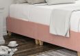Shallow Arlington Candyfloss Upholstered Double Base On Legs Only