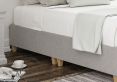 Shallow Arlington Ice Upholstered King Size Base On Legs Only