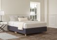 Shallow Siera Denim Upholstered Super King Size Base On Legs Only