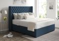 Bella Classic 4Drw Continental King Size Arran Cyan Headboard & Base