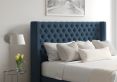 Bella Classic 4Drw Continental Super King Size Arran Cyan Headboard & Base
