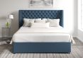 Bella Classic 4Drw Continental King Size Arran Cyan Headboard & Base