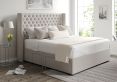 Bella Classic 4Drw Continental King Size Arran Natural Headboard & Base