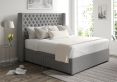 Bella Classic 4Drw Continental King Size Arran Pebble Headboard & Base