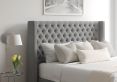 Bella Classic 4Drw Continental Super King Size Arran Pebble Headboard & Base
