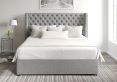 Bella Classic 4Drw Continental Double Arran Pebble Headboard & Base