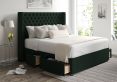 Bella Classic 4 Drw Continental Gatsby Forest Headboard and Base Only