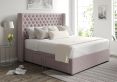 Bella Classic 4Drw Continental Super King Size Gouache Raspberry Headboard & Base