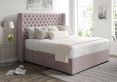 Bella Classic 4 Drw Continental Gouache Raspberry Headboard and Base Only