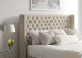 Bella Classic 4Drw Continental Super King Size Trebla Stone Headboard & Base