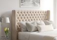 Bella Classic 4Drw Continental King Size Opulence Stone Headboard & Base