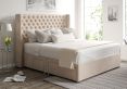 Bella Classic 4Drw Continental King Size Opulence Stone Headboard & Base