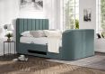 Berkley Upholstered Eden Sea Grass Ottoman TV Bed - King Size Bed Frame Only