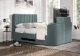 Berkley Upholstered Eden Sea Grass Ottoman TV Bed - King Size Bed Frame Only