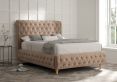 Billy Upholstered Bed Frame - Super King Size Bed Frame Only - Savannah Mocha