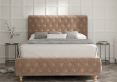 Billy Upholstered Bed Frame - King Size Bed Frame Only - Savannah Mocha