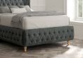 Billy Upholstered Bed Frame - Compact Double Bed Frame Only - Savannah Mocha