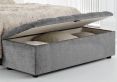 Ascot Tufted Upholstered Blanket Box - Harbour Silver