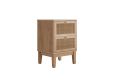Newquay Rattan 2 Drawer Bedside