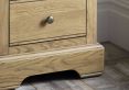 Bordeaux Oak 2 Drawer Bedside Only