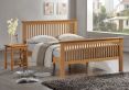 Harmony Buckingham Oak Finish Single Bed Frame Only