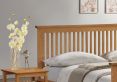 Harmony Buckingham Oak Finish Single Bed Frame Only