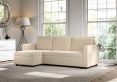 Cagliari Corner Ottoman Linear Natural Sofa Bed