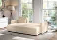 Cagliari Corner Ottoman Linear Natural Sofa Bed