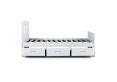 Captain White 3 Drawer Wooden Single Storage Bed