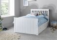 Captain White 3 Drawer Wooden Single Storage Bed