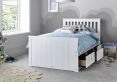 Captain White 3 Drawer Wooden Single Storage Bed