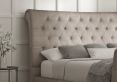 Cavendish Naples Silver Upholstered Double Sleigh Bed Only