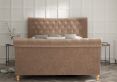 Cavendish Savannah Mocha Upholstered King Size Sleigh Bed Only