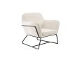 Sennen Ivory Boucle Upholstered Accent Armchair