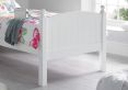 Charleston Solo White Bed With Liv & Lou Guest UnderBed Frame