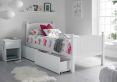 Charleston Solo White Bed Frame