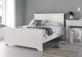 Chateaux White Wooden Bed Frame Only - Double