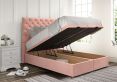 Chesterfield Arlington Candyfloss Upholstered Super King Size Headboard and End Lift Ottoman Base