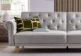 Chesterfield Natural Upholstered Sofa Bed