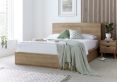 Chicago Riviera Oak Ottoman Storage Bed - King Size Ottoman Only