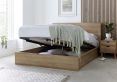 Chicago Riviera Oak Ottoman Storage Bed - Double Ottoman Only