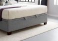 Kaydian Chilton Artemis Grey Upholstered Ottoman Bed Frame Only