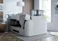 Copenhagen Upholstered Ottoman TV Bed Shell - Double Bed Frame Only