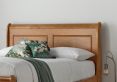 Marseille New Oak Ottoman Bed - Double Bed Frame Only