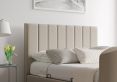 Berkley Upholstered Arran Natural Ottoman TV Bed - King Size Bed Frame Only