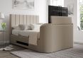 Berkley Upholstered Arran Natural Ottoman TV Bed -Super King Size Bed Frame Only